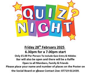 Quiz Night is back!